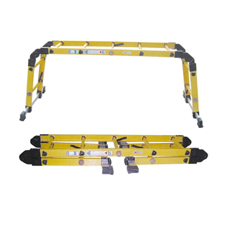 BaofuRLFFSerie Fiberglas isolierte vier Gelenkleiter Multifunktionsleiter Spannungswiderstand35kv RLFF-430