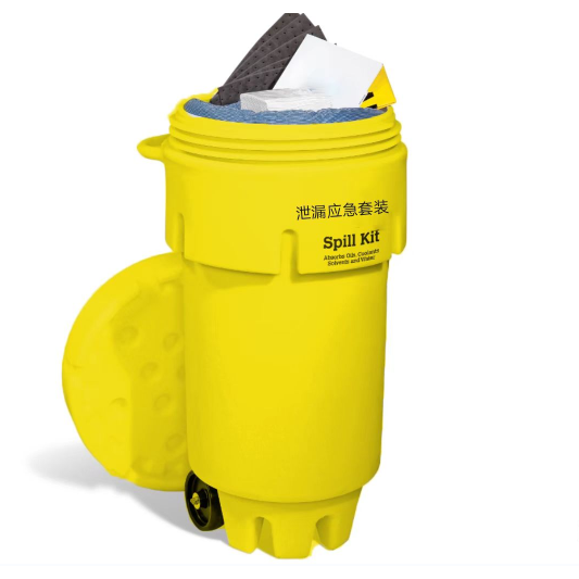 65Gallon Mobile Leak Prevention Bucket Notfall Response Kit KIT653Universaltyp 246steigen/set