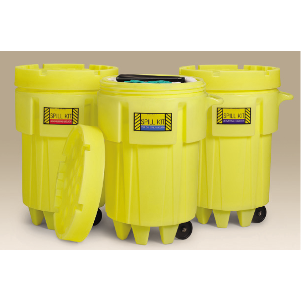 95Gallon Mobile Leak Prevention Bucket Notfall Response Kit KIT993Universaltyp 360steigen/set