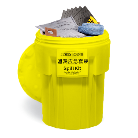 65Gallon Mobile Leak Prevention Bucket Notfall Response Kit KIT661Chemische Art 246steigen/set